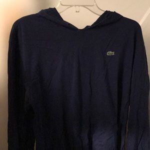 Hooded lightweight shirt